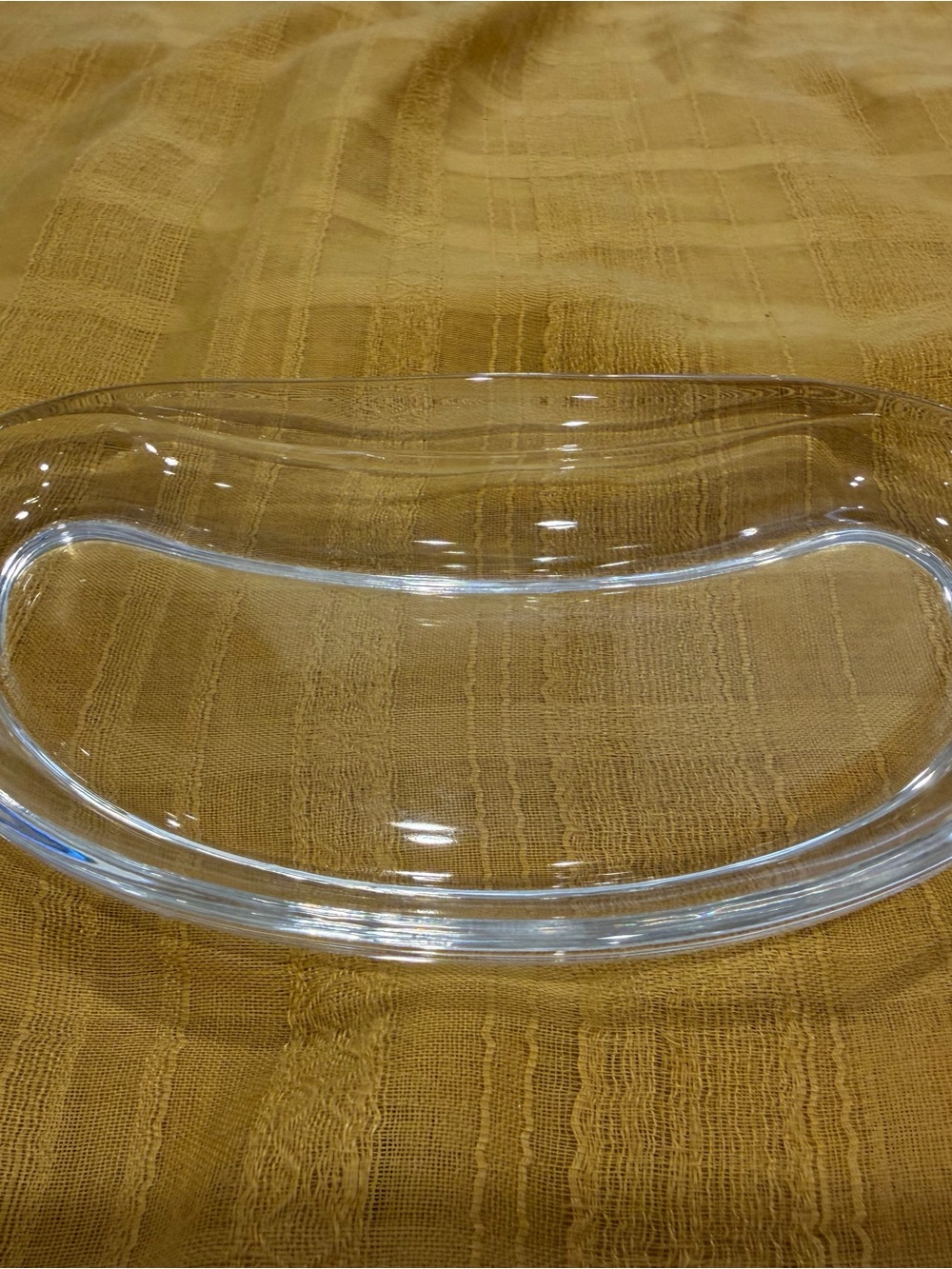 Vintage Fostoria Clear Glass Trey